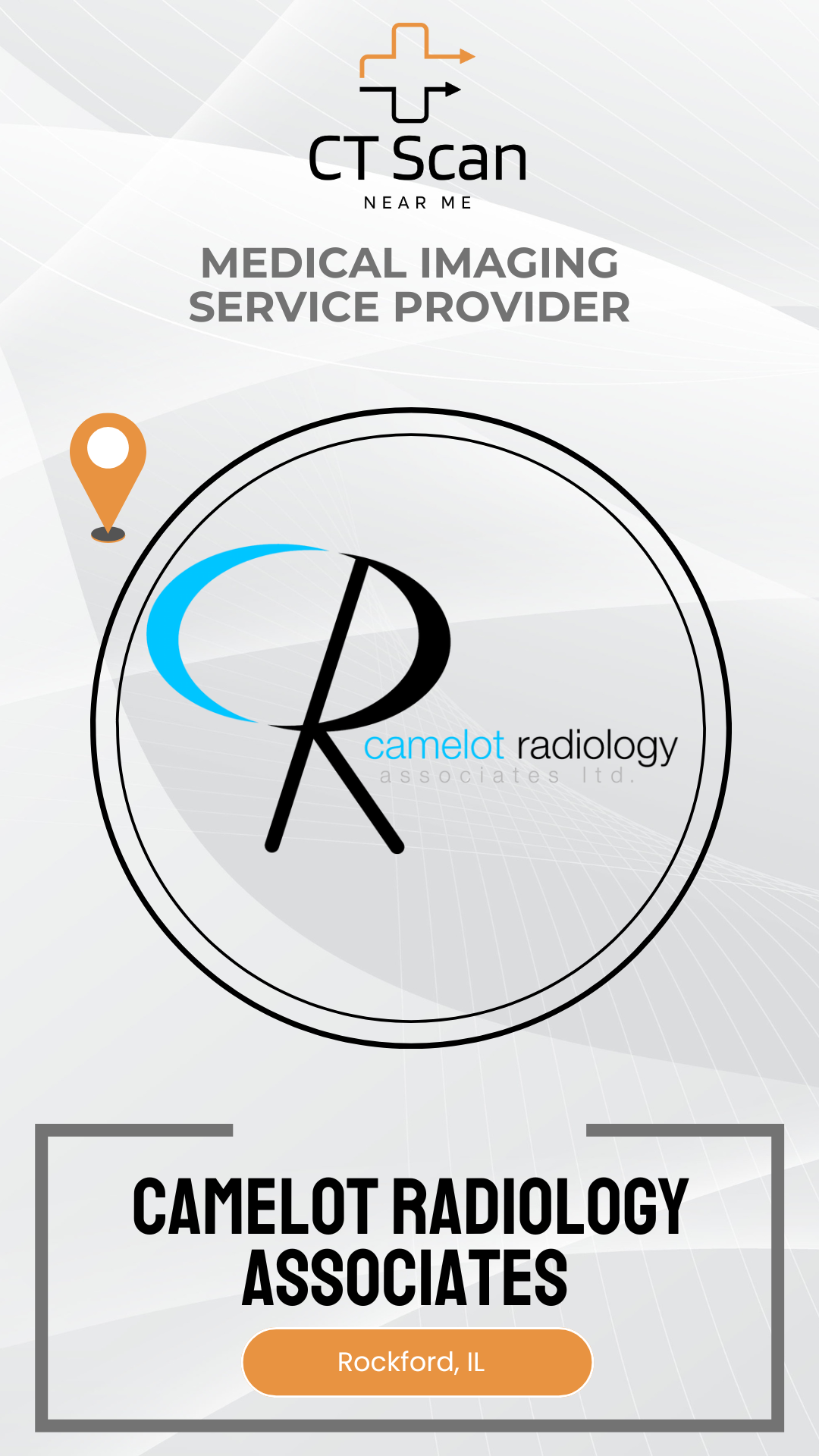 Camelot Radiology Associates logo with medical imaging service provider text on a white background