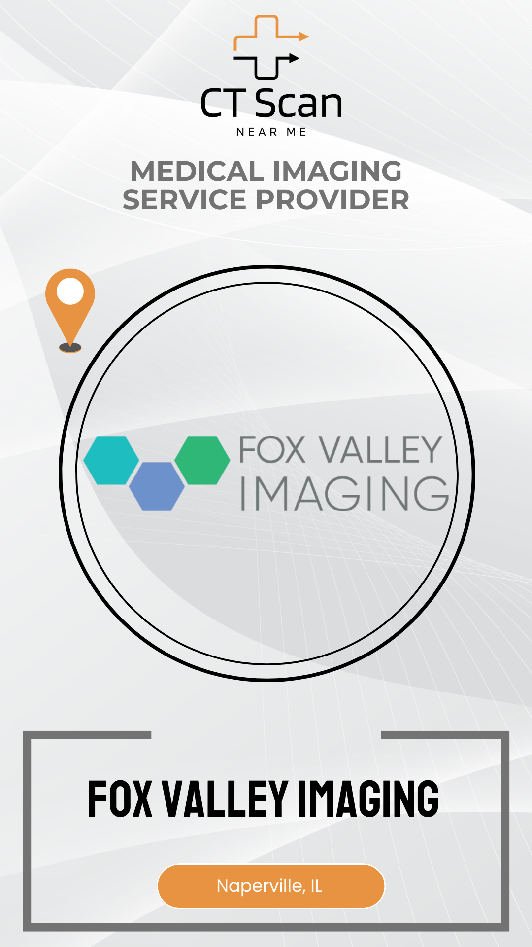 Fox Valley Imaging logo with medical imaging service provider text on a white background