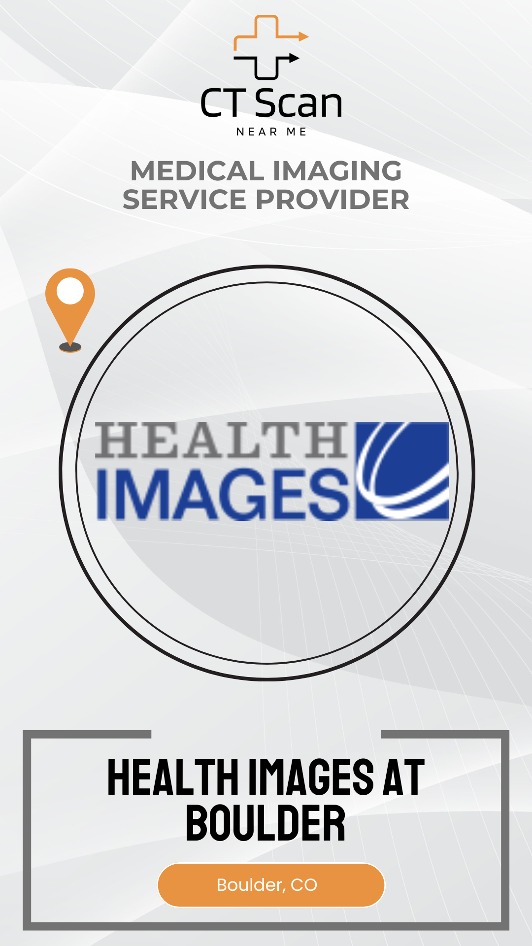 Health Images logo on a white background with 'CT Scan Near Me' branding.