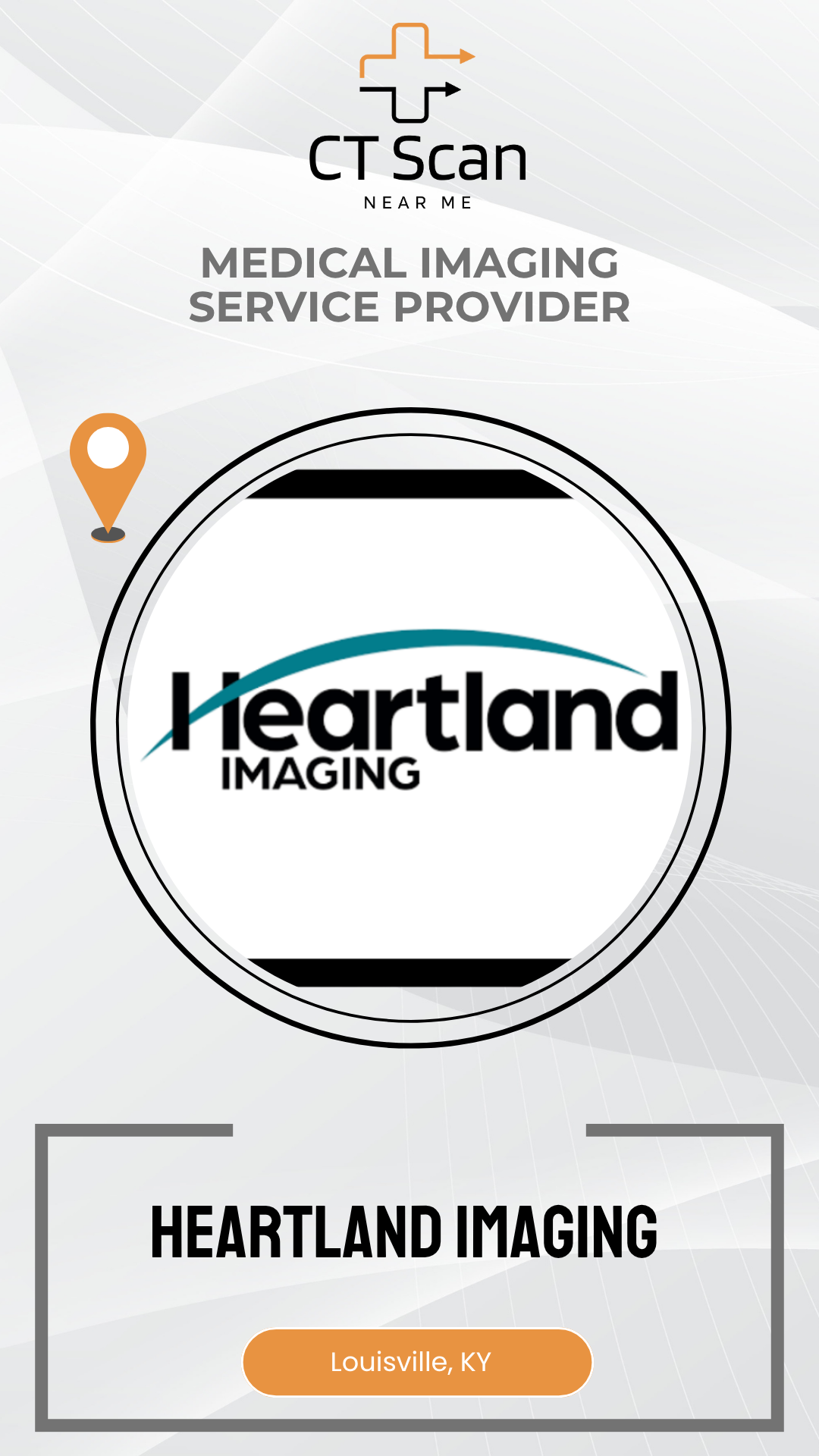 Heartland Imaging logo with 'CT Scan Near Me' text on a white background