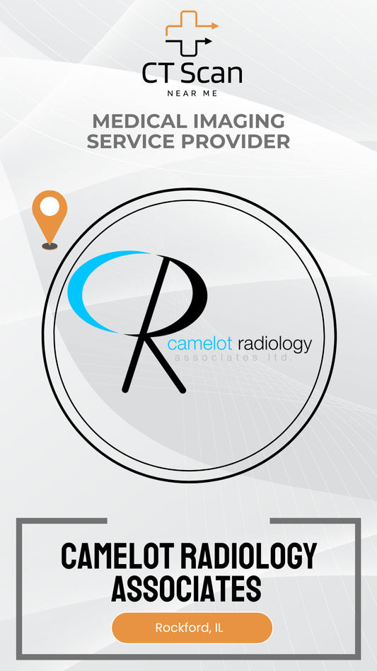 Camelot Radiology Associates logo with medical imaging service provider text on a white background