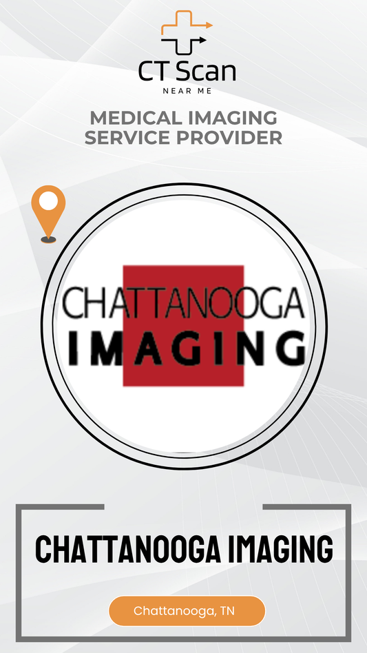 Promotional graphic for Chattanooga Imaging, a medical imaging service provider.