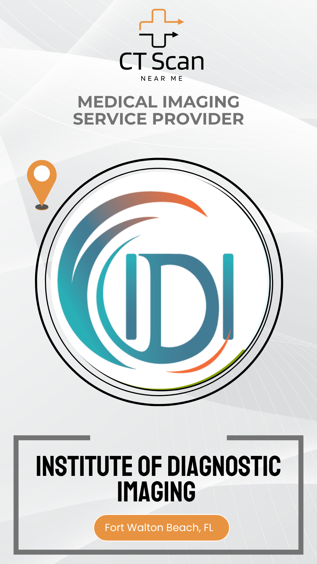 Institute of Diagnostic Imaging logo with CT Scan branding on a white background