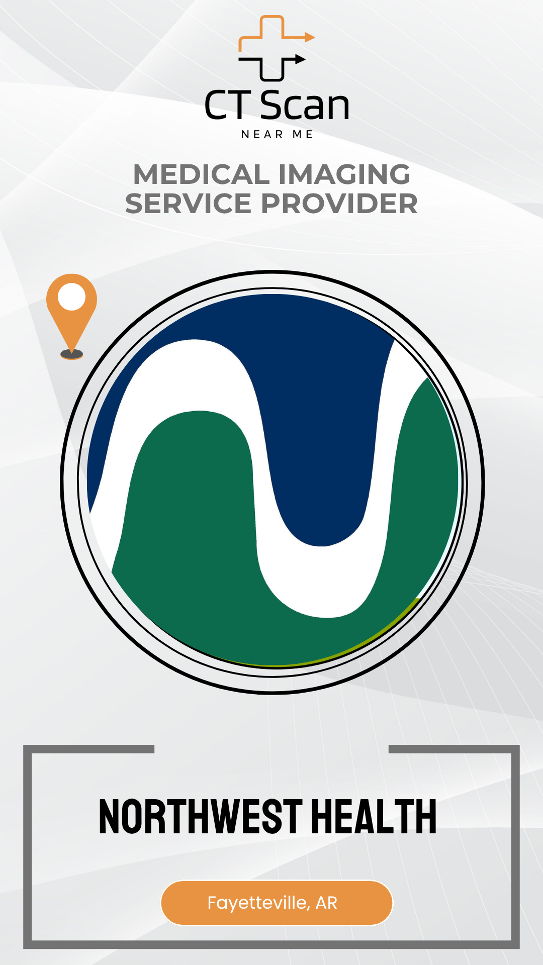 Northwest Health logo with CT Scan branding on a white background
