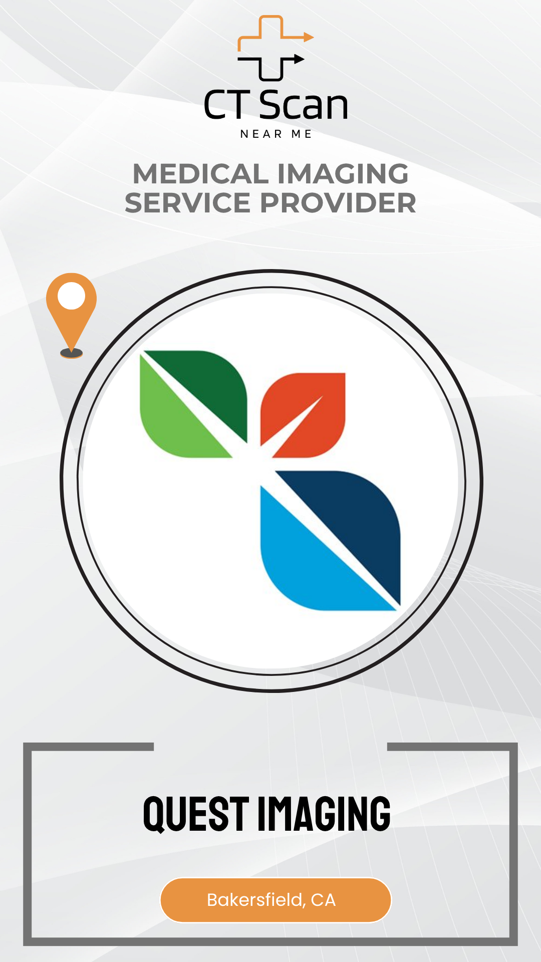 Quest Imaging logo with a medical imaging service provider label on a white background