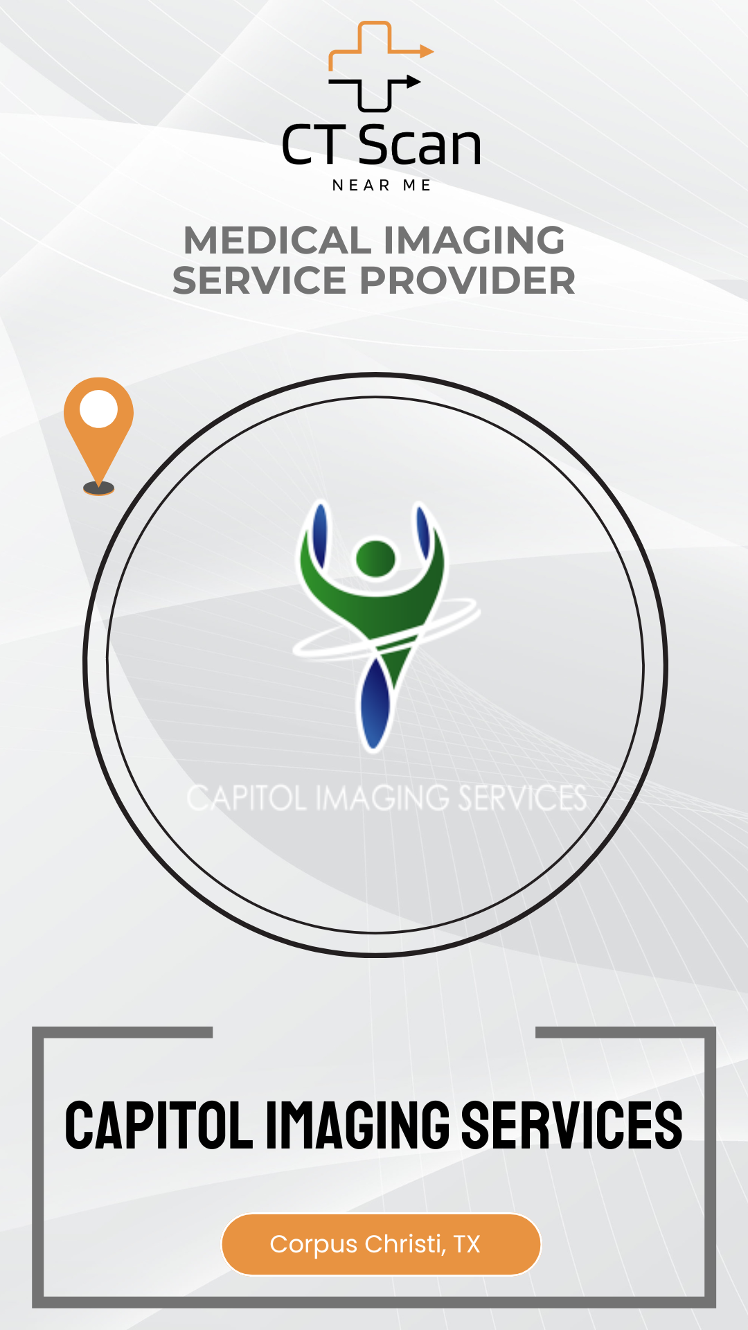 Capitol Imaging Services logo with a medical imaging service provider label on a white background