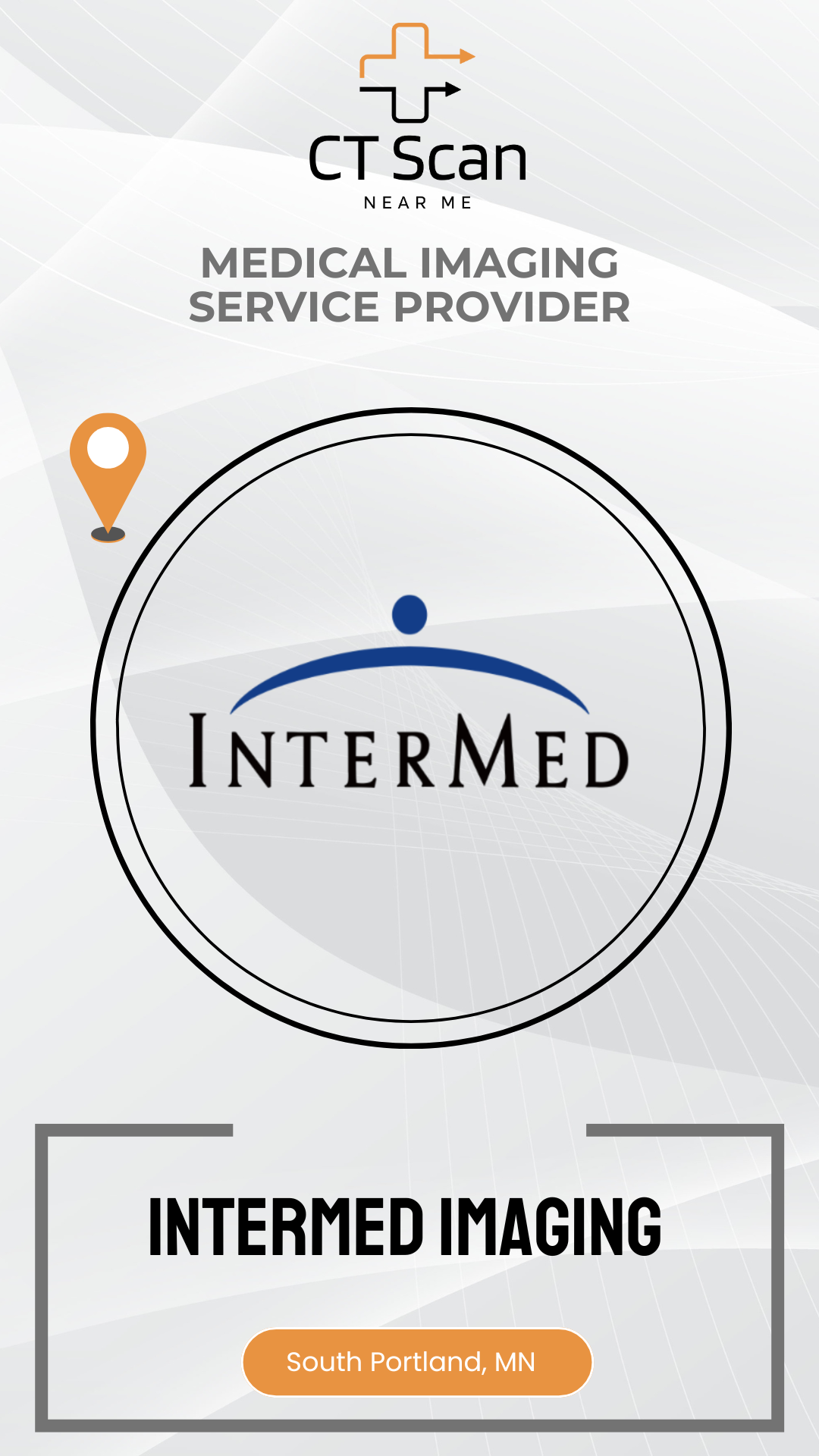 InterMed Imaging logo with 'CT Scan Near Me' text on a white background