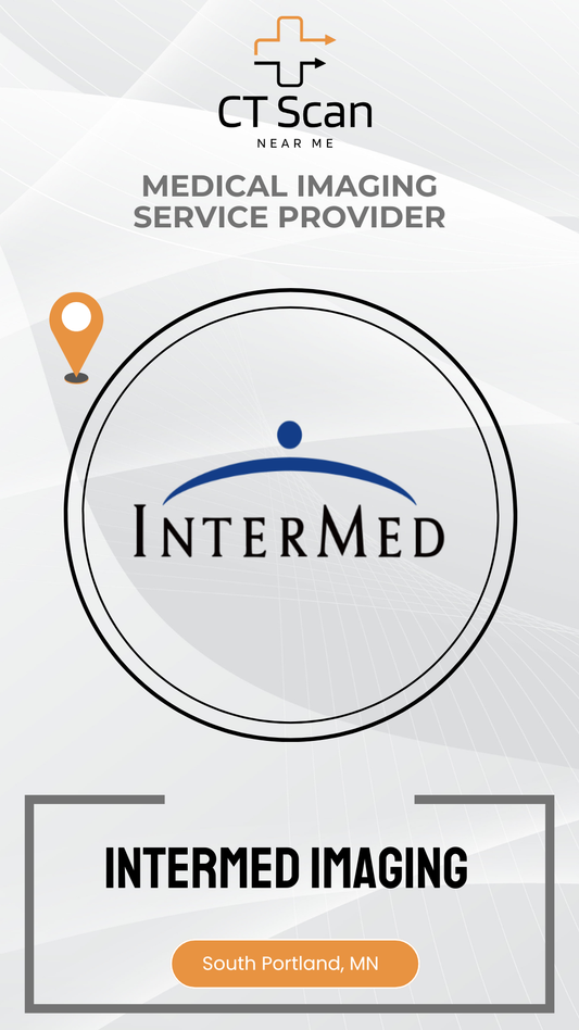 InterMed Imaging logo with 'CT Scan Near Me' text on a white background