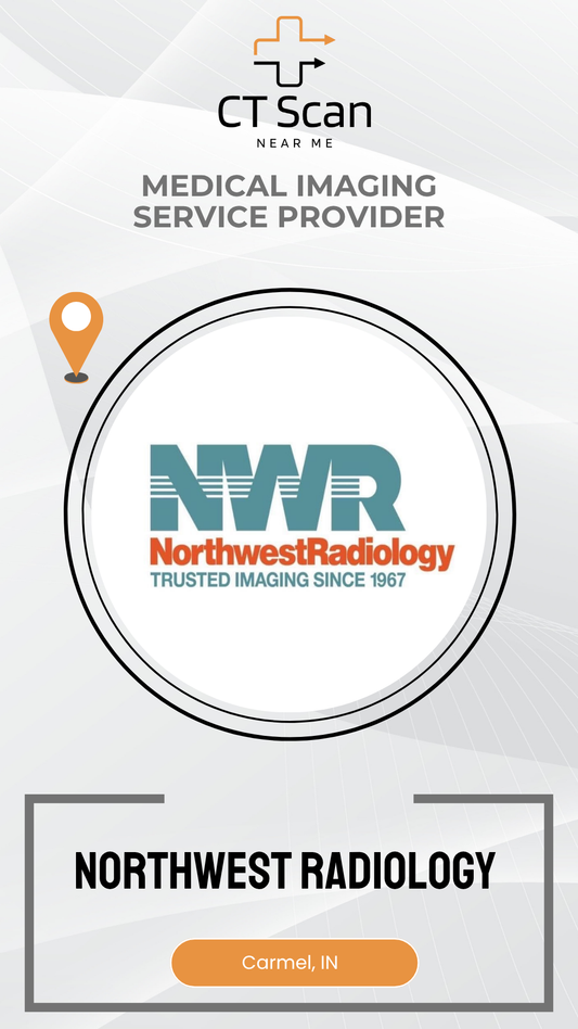 Northwest Radiology logo with 'CT Scan Near Me' text on a white background