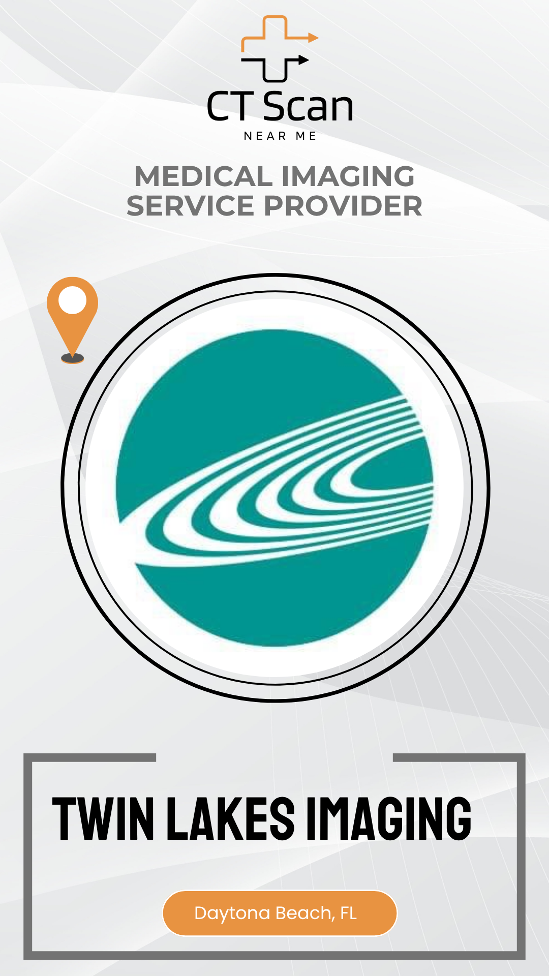 Twin Lakes Imaging logo with medical imaging service provider text on a white background