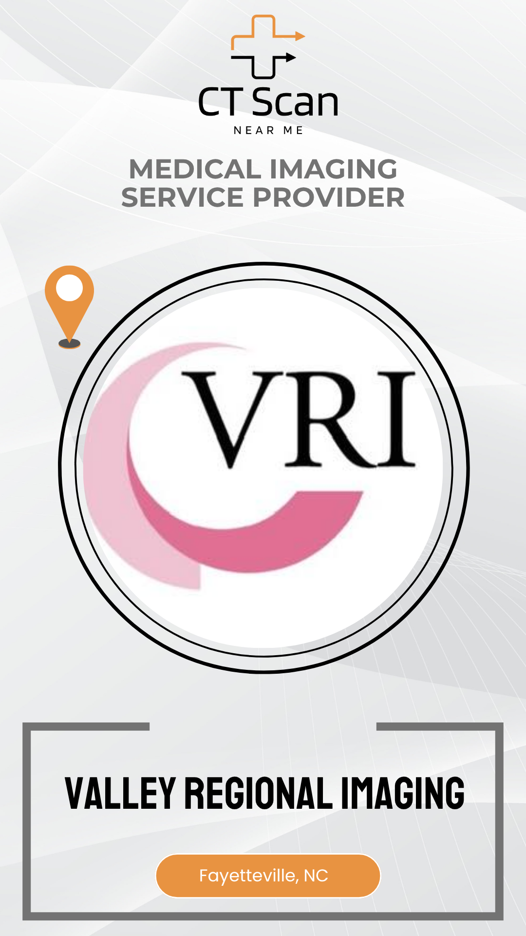 Advertisement for Valley Regional Imaging with logo and text on a white background